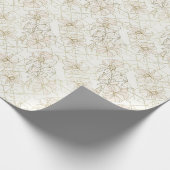 Papier Cadeau Minimal Botanical Line Art Pattern (1) (Coin)