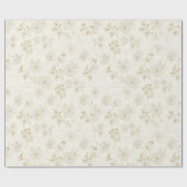 Papier Cadeau Minimal Botanical Line Art Pattern (2) (Plat)