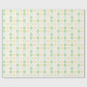 Papier Cadeau Minimal Circle Grid Pattern (Plat)
