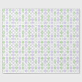 Papier Cadeau Minimal Circle Grid Pattern (Plat)