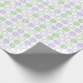 Papier Cadeau Minimal Circle Grid Pattern (Coin)