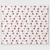 Papier Cadeau Minimal Holiday Cheer Pattern (Plat)