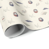 Papier Cadeau Minimal Japanese Inspired Wrapping Paper  (Coin rond)