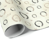 Papier Cadeau Minimal Japanese Inspired Wrapping Paper  (Coin rond)