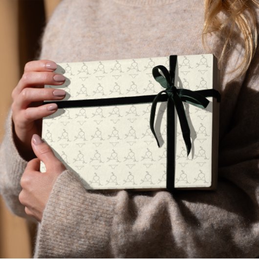 Papier Cadeau Minimal Lingerie Pattern Chic Feminine Aesthetic