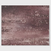 Papier Cadeau Minimalisme clinquant | Dusty Burnt Orange Shimmer (Plat)