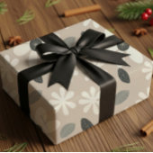 Papier Cadeau Minimalist Floral Wrapping Paper