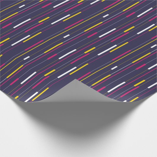 Papier Cadeau Minimalist Modern Stripes (Coin)