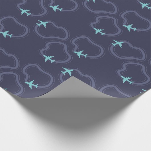 Papier Cadeau Minimalist plane  (Coin)