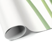 Papier Cadeau Minimalist Yellow Tulip Spring Gift Wrap (Coin rond)