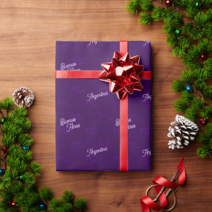 Papier Cadeau Minimaliste, Élégant, Motif Buenos Aires, Argentin