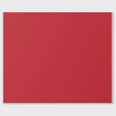 Papier Cadeau Minimaliste Moderne Classique Rouge (Plat)