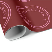 Papier Cadeau Minimaliste Moderne Uni Simple (Coin rond)