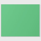 Papier Cadeau Minimaliste Moderne Vert Émeraude (Plat)
