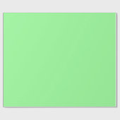 Papier Cadeau Minimaliste Moderne Vert Menthe (Plat)