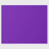 Papier Cadeau Minimaliste Moderne Violet Royal (Plat)