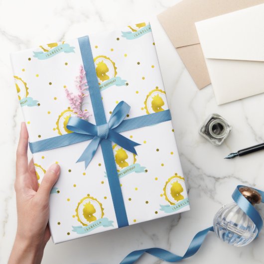 Papier Cadeau Mint Cameo Princess Anniversaire (Cadeaux)