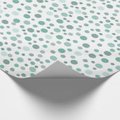 Papier Cadeau Mint Confetti (Coin)