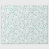 Papier Cadeau Mint Confetti (Plat)