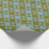 Papier Cadeau Mint Pine Diamond Tile  (Coin)