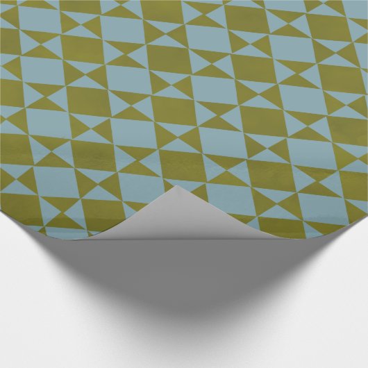 Papier Cadeau Mint Pine Diamond Tile  (Coin)