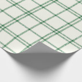 Papier Cadeau Mint Plaid (Coin)