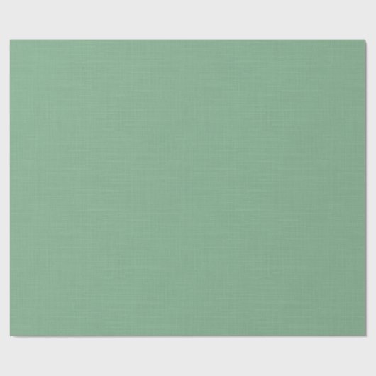Papier Cadeau Mint vert solide texturé (Plat)