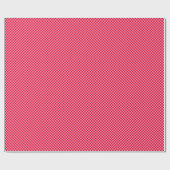 Papier Cadeau Minuscule À damiers rouge et rose (Plat)
