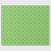Papier Cadeau Minuscule Saint Patrick Shamrock (Plat)