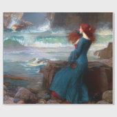Papier Cadeau Miranda The Tempest John William Waterhouse (Plat)