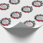 Papier Cadeau Miroir magique blanc neige et pomme (Coin)