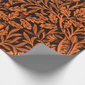 Papier Cadeau Mirrors's Acorns et feuilles de chêne & motifs flo (Coin)