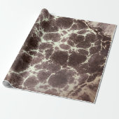 Papier Cadeau MiSiècle MODern Giraffe Élégant Motif de lave (Déroulé)