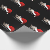 Papier Cadeau Miss America Crown & Santa Hat Christmas Cadeau (Coin)