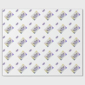 Papier Cadeau Miss America style Crown Rainbow Giftwrap (Plat)