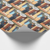 Papier Cadeau Missionnaires agnostiques drôle (Coin)