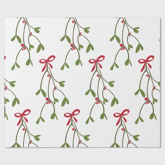 Papier Cadeau Mistletoe (Plat)