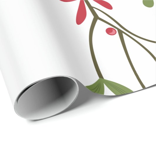 Papier Cadeau Mistletoe (Coin rond)