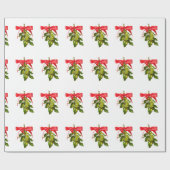 Papier Cadeau mistletoe (Plat)