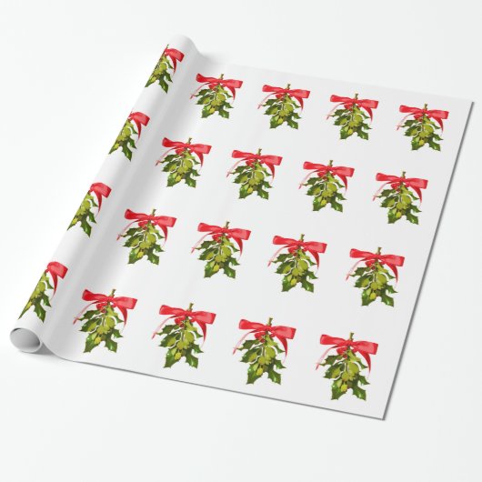 Papier Cadeau mistletoe (Déroulé)