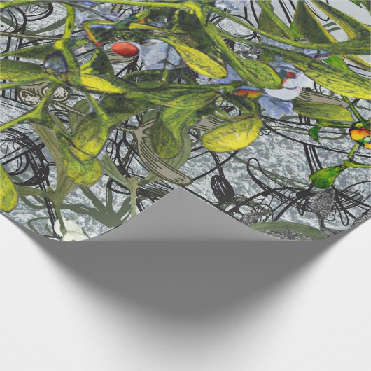 Papier Cadeau Mistletoe (Coin)