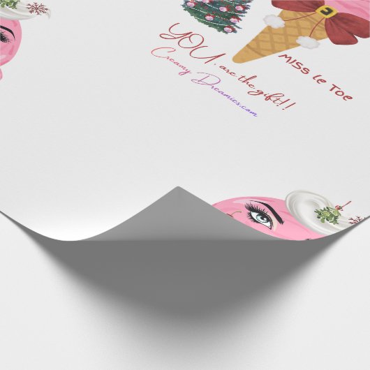Papier Cadeau Mistletoe Wrapping paper (Coin)