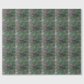 Papier Cadeau Misty Succulent, vert pourpre, Nature, Flora Plant (Plat)