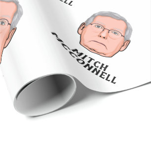 PAPIER CADEAU MITCH MCCONNELL PERSONNALISÉ