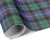 Papier Cadeau Mitchell Clan Tartan (Coin rond)