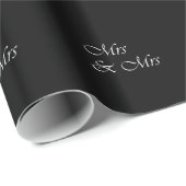 Papier Cadeau Mme & Mme (Coin rond)