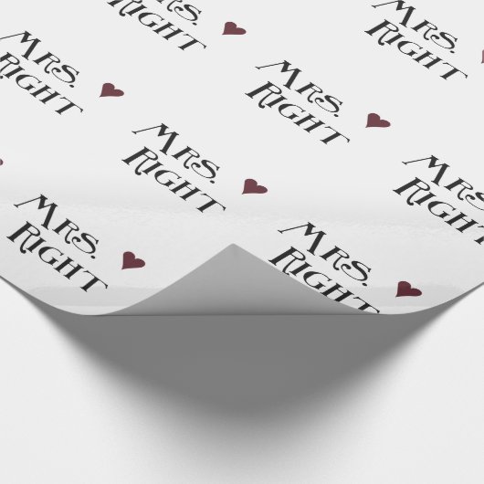Papier Cadeau Mme Right (Coin)