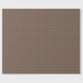 Papier Cadeau Mocha Art Déco Brown (Plat)