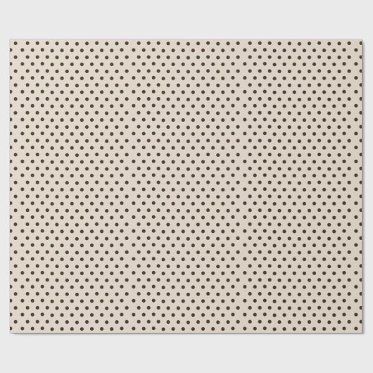 Papier Cadeau Mocha Dot Bliss (Plat)