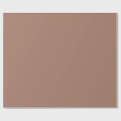 Papier Cadeau mocha mousse couleur tendance (Plat)